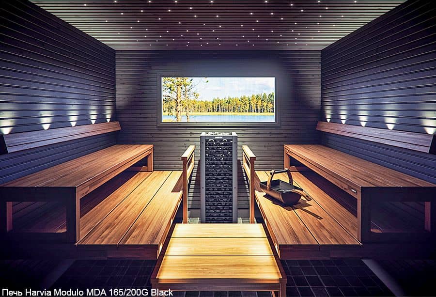 Печь Harvia Modulo MDA 165/200G Black
