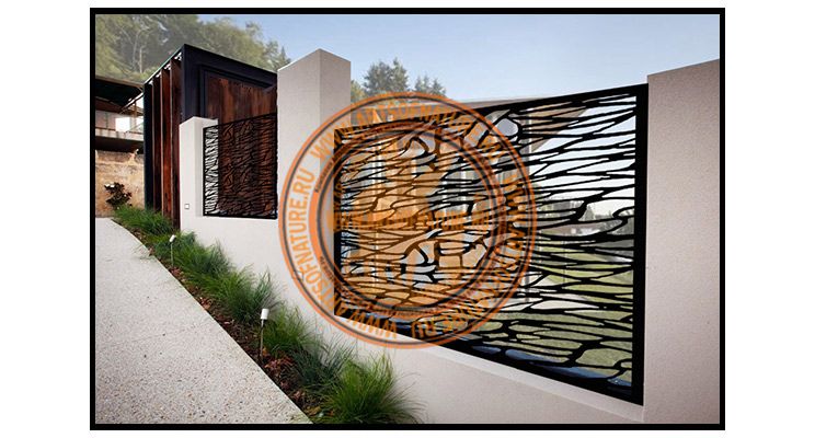 Заборы, ворота и калитки Arts of Nature в необычном стиле эко-hi-tech - изображение 9