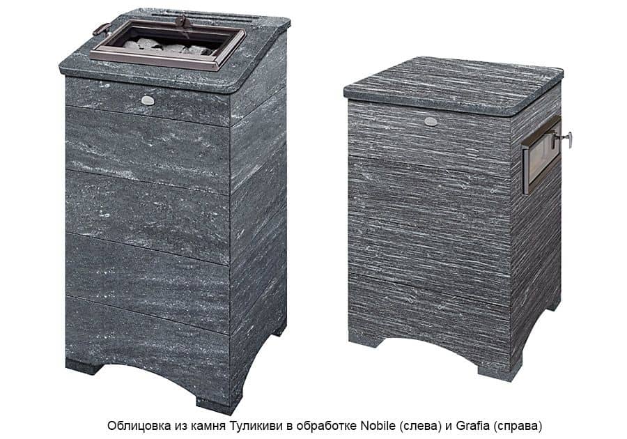 Облицовка из камня Туликиви в обработке Nobile и Grafia