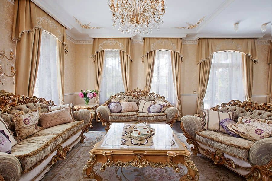 Просторная гостиная