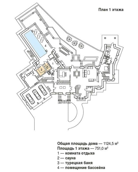 План 1 этажа