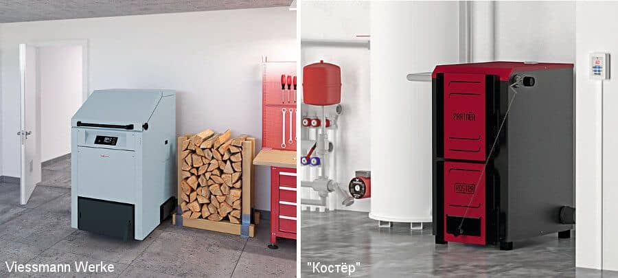 Vitoligno 300 S — газогенераторный дровяной котел