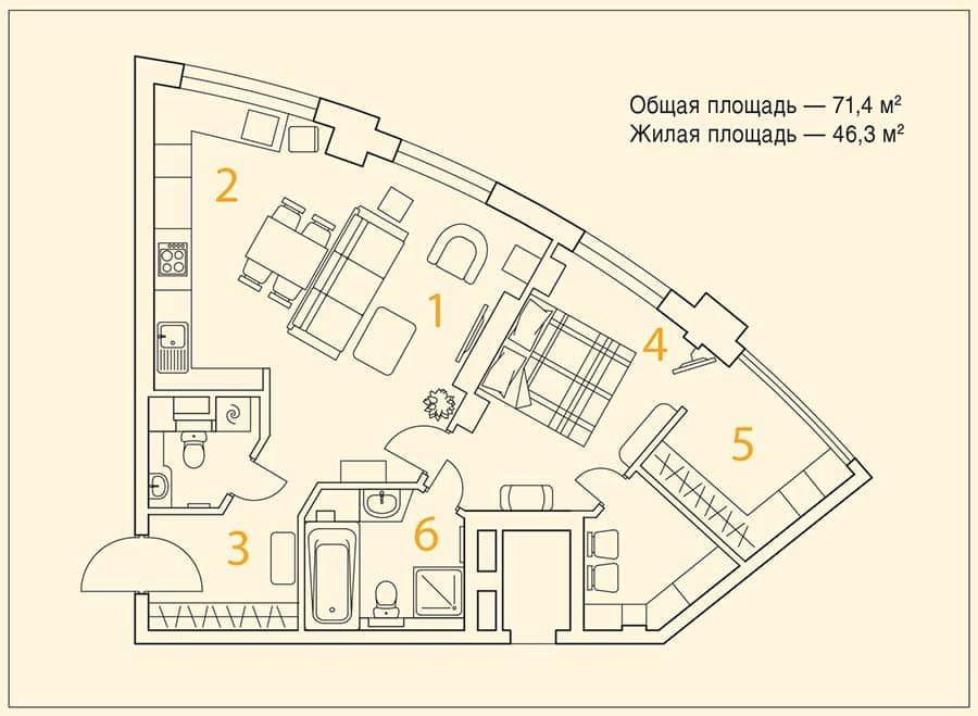 План квартиры