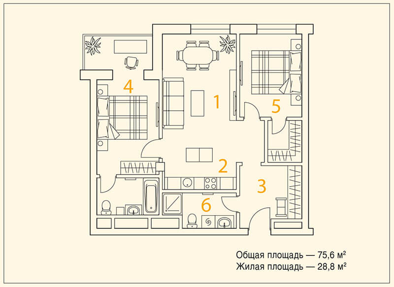 План дома