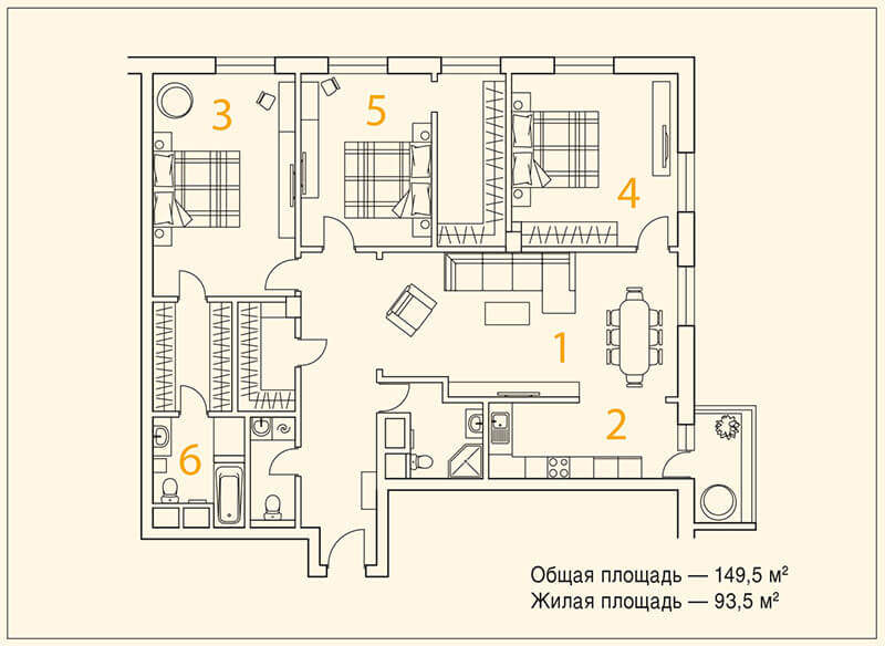 План квартиры