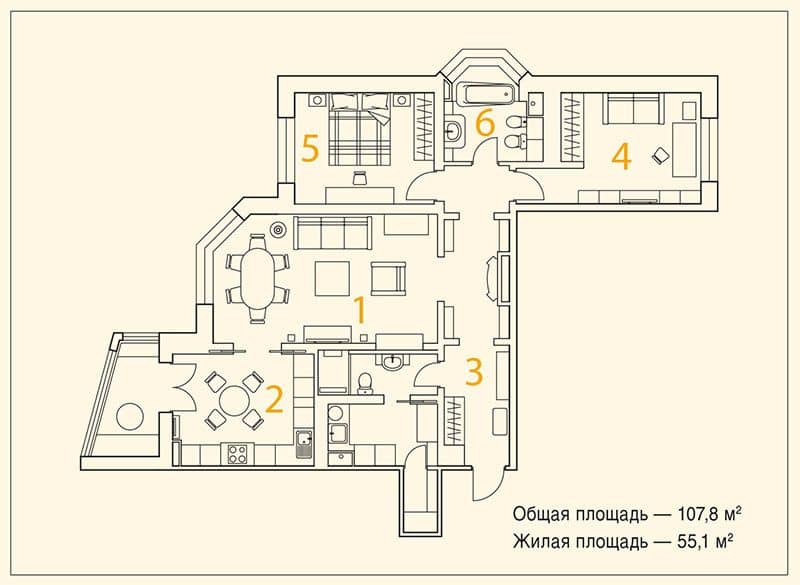 План квартиры