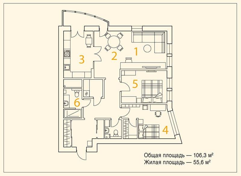 План квартиры