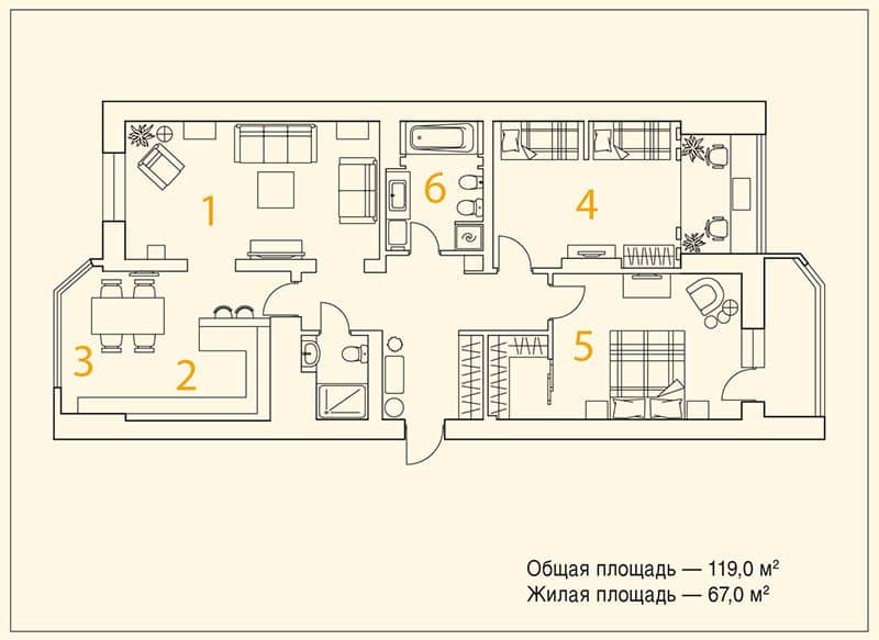 План квартиры