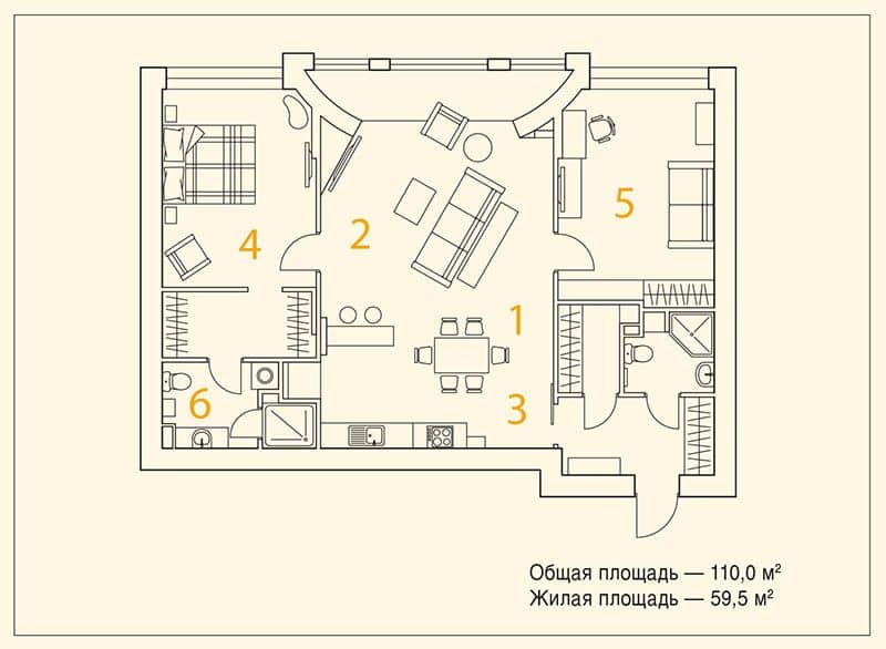 План квартиры