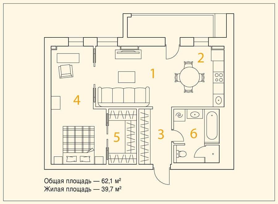 План квартиры