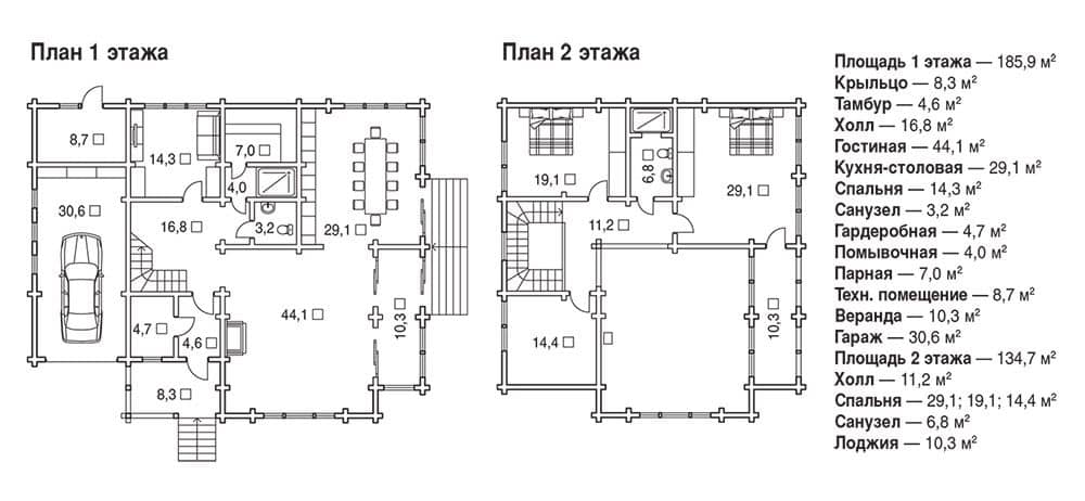 проект деревянного дома