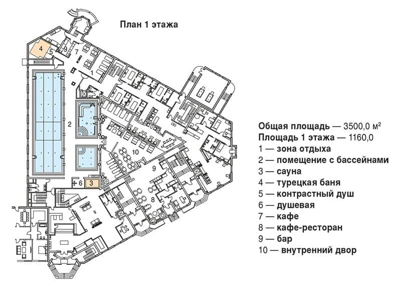 План 1 этажа