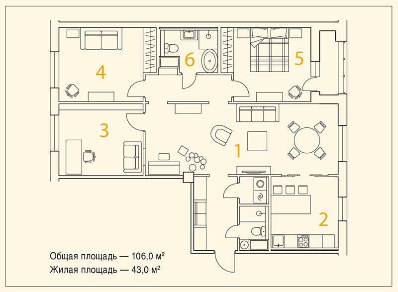План квартиры